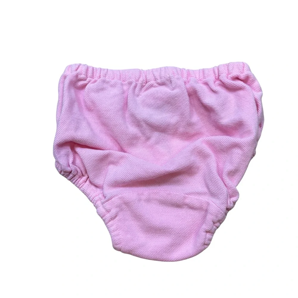 Lot of Two Pair Ralph Lauren Pink Infant Bloomers Size 3 and 9‎ Months